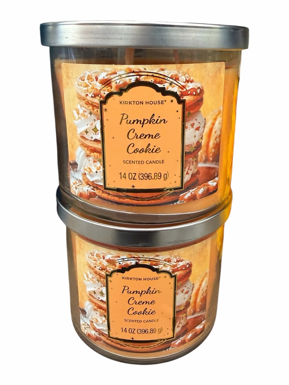 KIRKTON HOUSE Pumpkin Crème Cookie Candle Set of 2